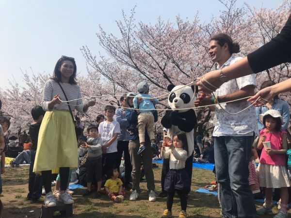 英語イベント　お花見